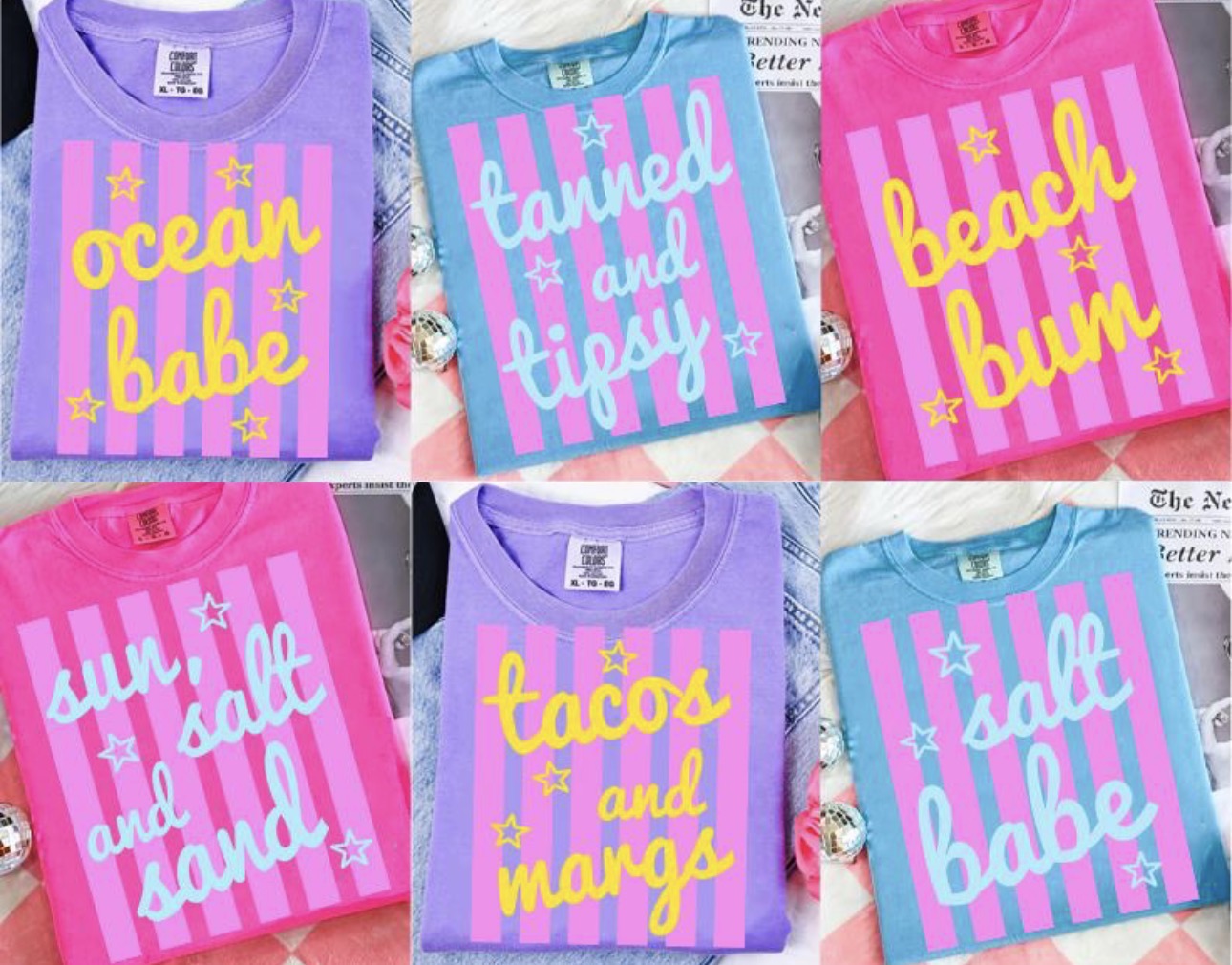 Beach Bum Neon Tee