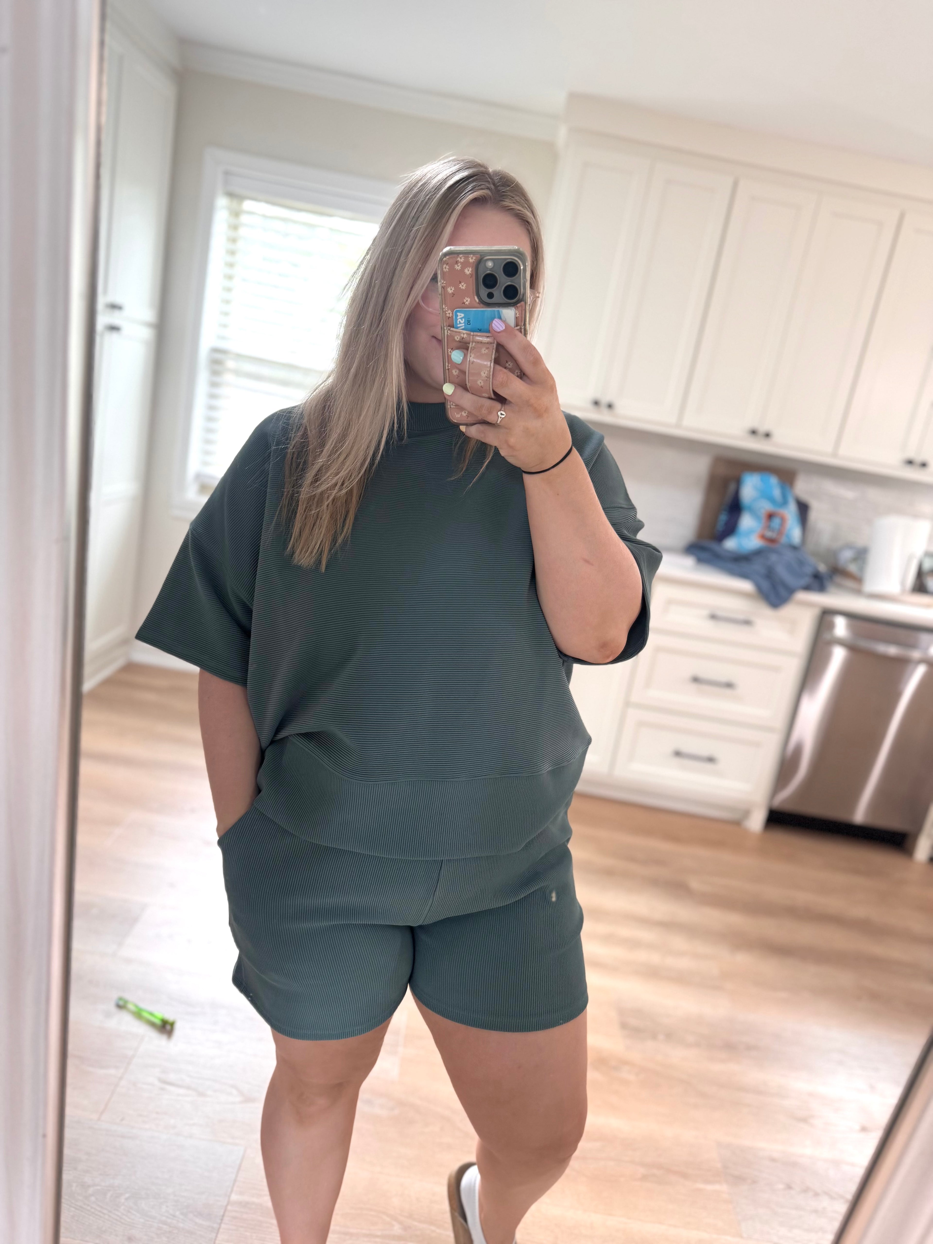 The Anywhere Short Set in Deep Jade