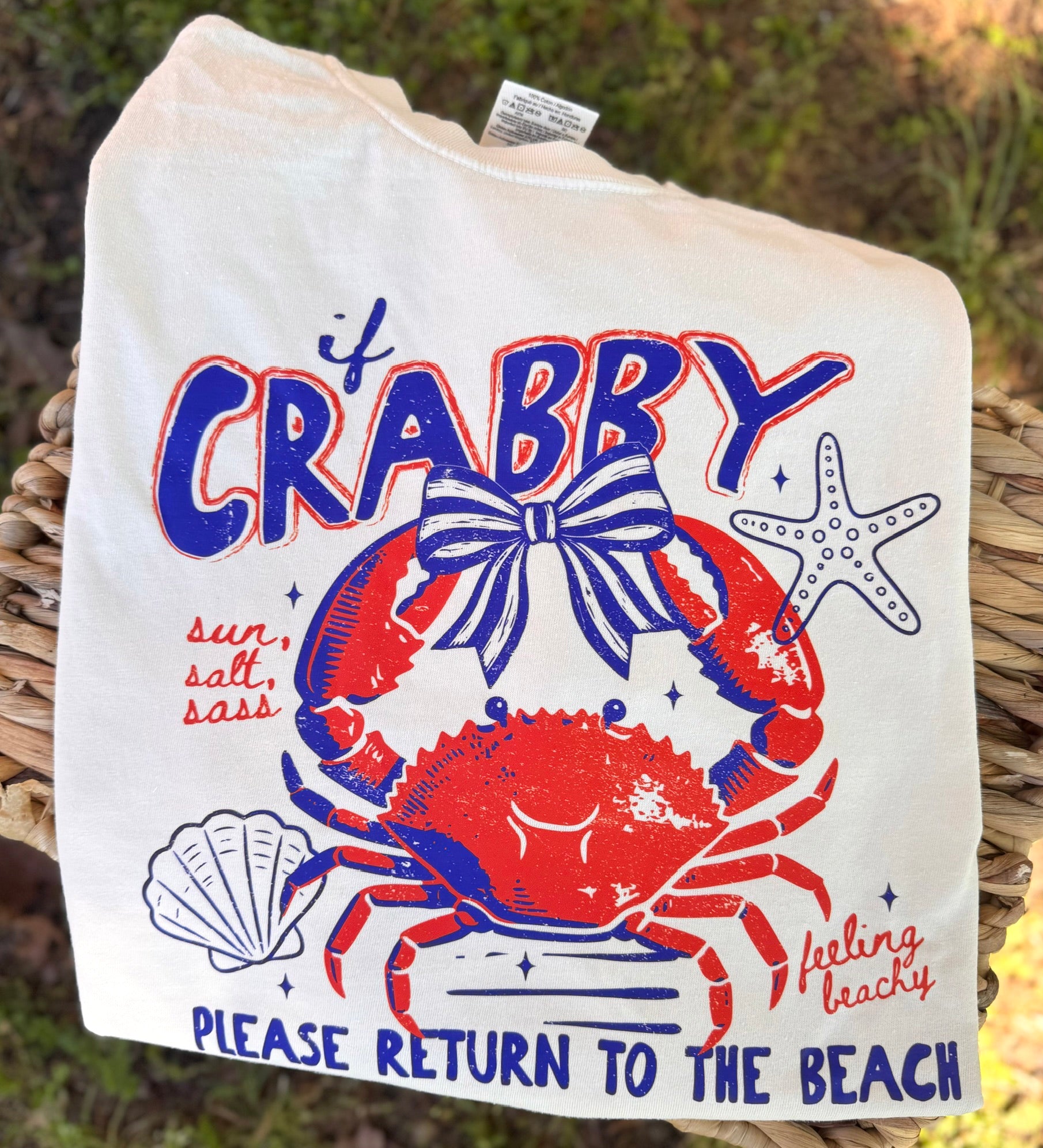 If Crabby Return to Beach - XL Comfort Color READY TO SHIP