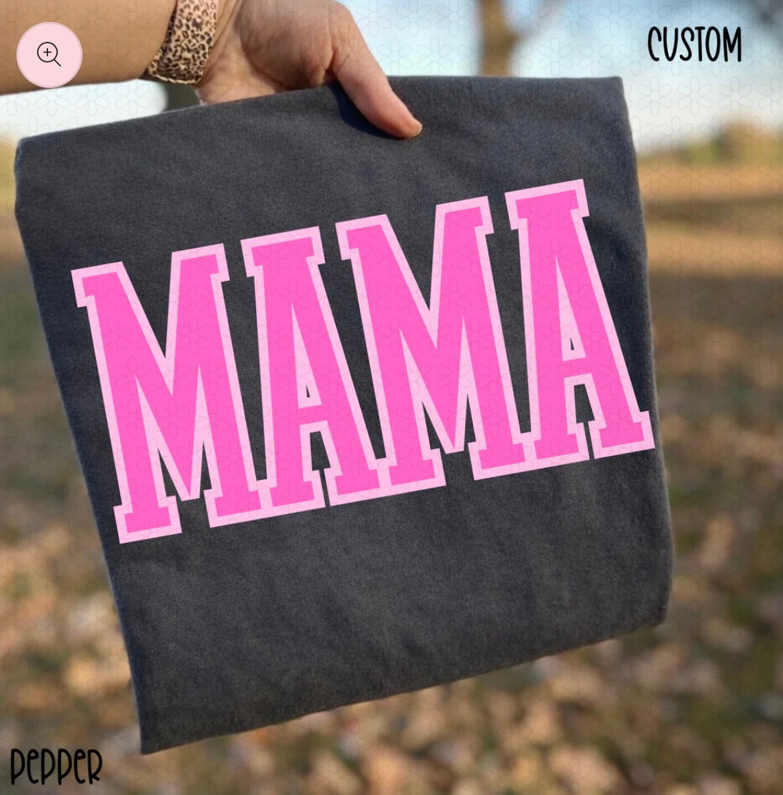 Hot Pink Custom Name Tee